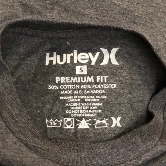 Hurley grey logo tee - Picture 3 of 3